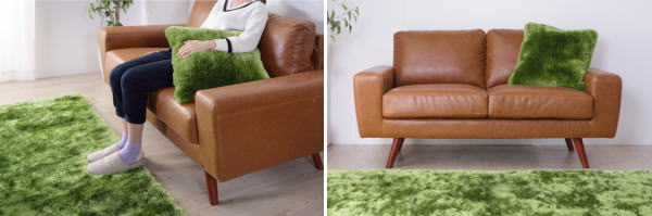 クッション シャギー インテリア