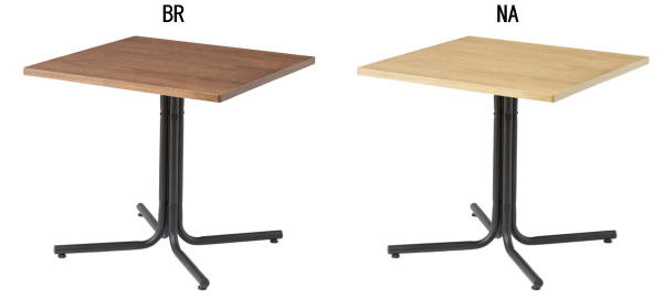 スチール オーク テーブル