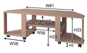 テレビボード ローボード コーナー