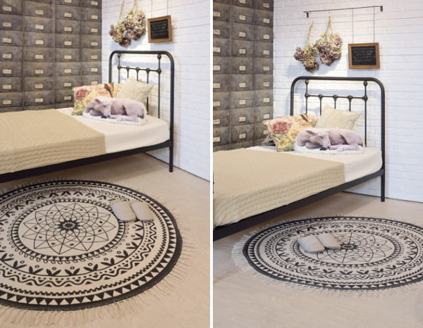 マット ラグ フリンジ