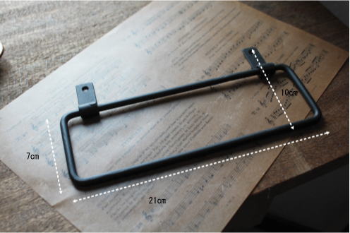 タオル掛け タオルリング アイアン