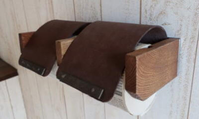 アイアン ペーパーホルダー タオルバー