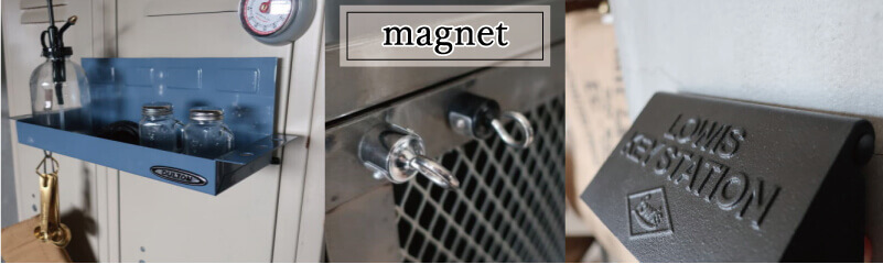 賃貸インテリア マグネット シェルフ