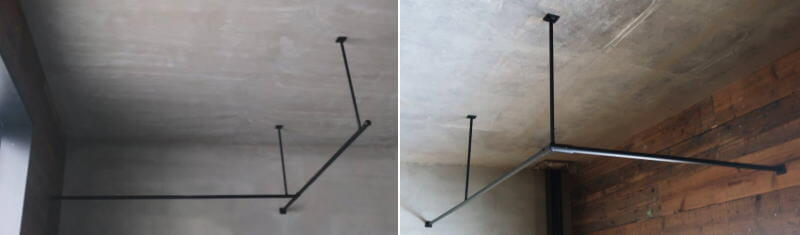 アイアンバー 室内干し 物干しバー