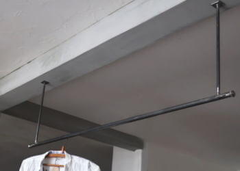 アイアンバー 室内干し 物干しバー