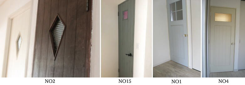 オーダー可能な 木製ドアの デザインの選び方コラム。玄関ドア、室内ドア、店舗ドアなどにもお勧めです