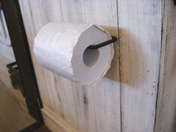 タオル掛け ペーパーホルダー アイアン